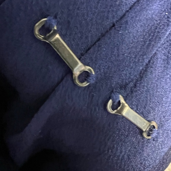 NWT BANANA REPUBLIC Navy Ruched Crossover Front V Neck Dress Sz 0 - Picture 6 of 6